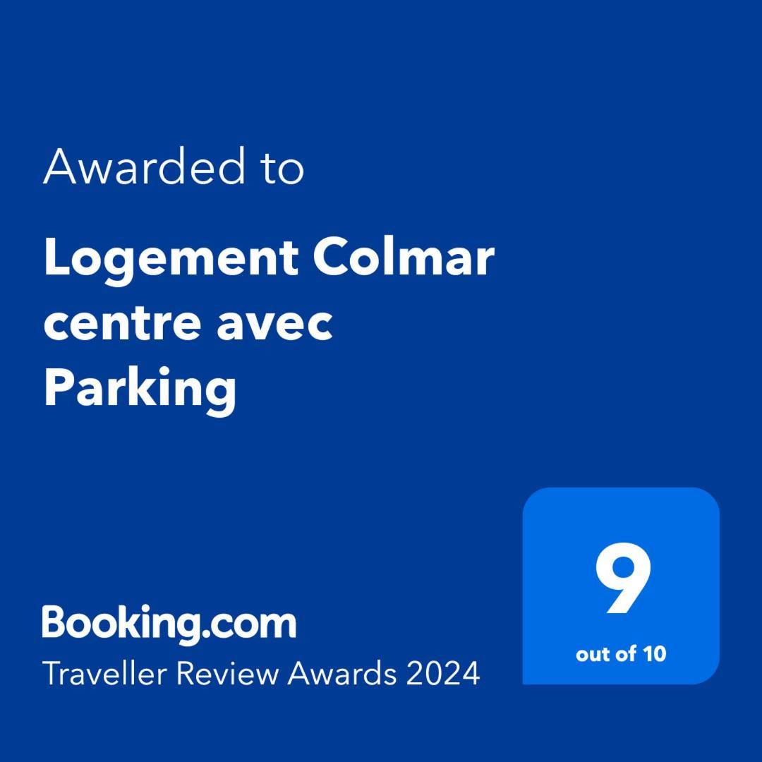 Logement Colmar Centre Avec Parking Luaran gambar